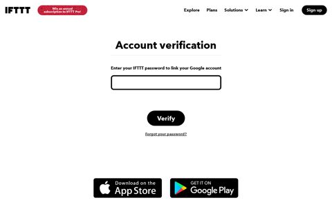 Sign in - Link Your Google Account - IFTTT - IFTTT.com