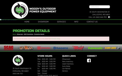 Synchrony Bank Promotion Details - Woody's Outdoor Power ...