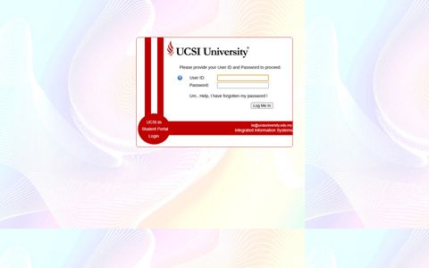 IIS - Login - UCSI University