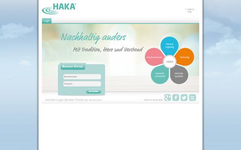 Intranet Login Berater Portal - Haka
