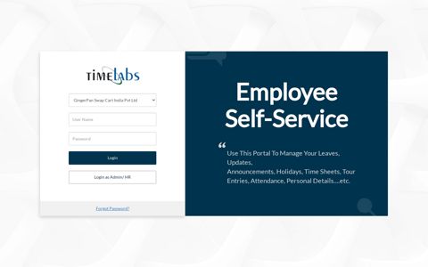 Employee Self Service Login