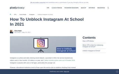 How to Unblock Instagram at School in 2020 - Pixel Privacy