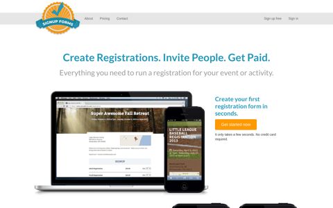 Signup Forms: Create & Manage Online Registrations