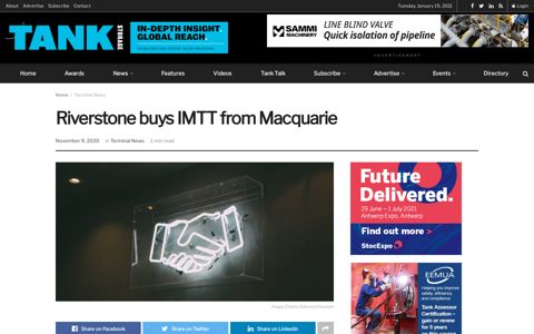 Riverstone buys IMTT from Macquarie – Tank Storage Magazine
