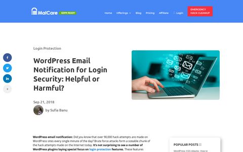 WordPress Email Notification For Login Security: Helpful Or ...