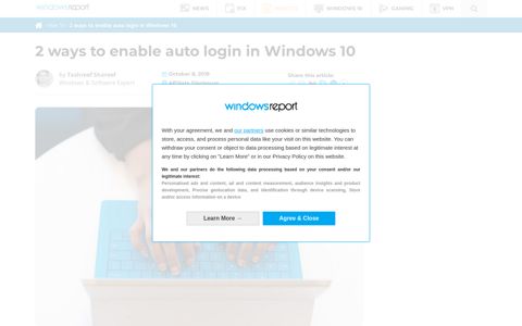 2 ways to enable auto login in Windows 10 - Windows Report
