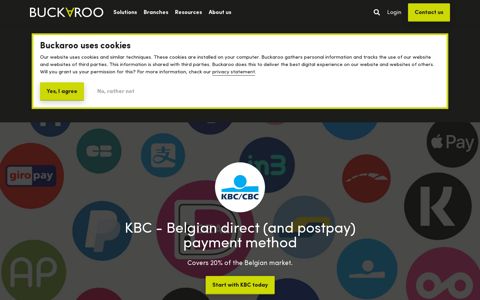 Request a KBC payment button for your webshop - Buckaroo