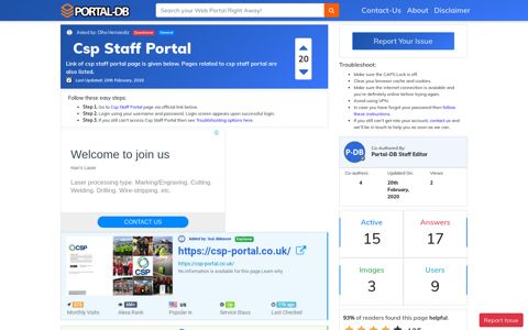 Csp Staff Portal