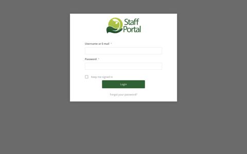 Foresight Staff Portal | Login