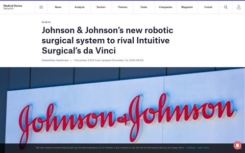 Johnson & Johnson's new robotic surgical system to rival ...
