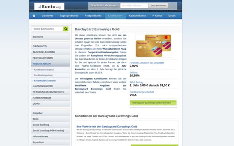 Barclaycard Eurowings Gold - Konto.org
