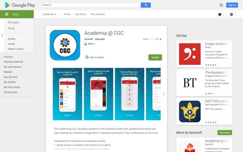 Academia @ CGC – Apps on Google Play