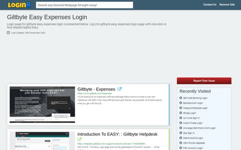 Giltbyte Easy Expenses Login - Loginii.com