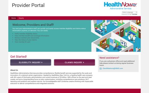 Provider Portal - Healthspace