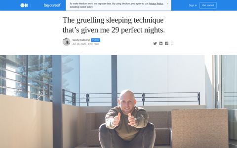 The gruelling sleeping technique that's given me 29 perfect ...