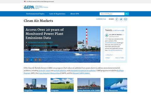 Clean Air Markets | US EPA