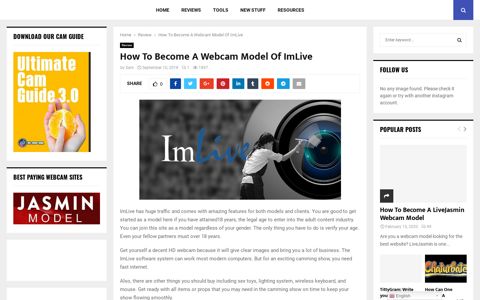 How To Become A Webcam Model Of ImLive - 2becamgirl.com