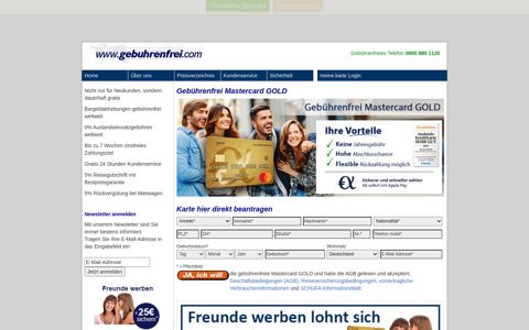 Gebührenfrei Mastercard GOLD - www.gebuhrenfrei.com ...