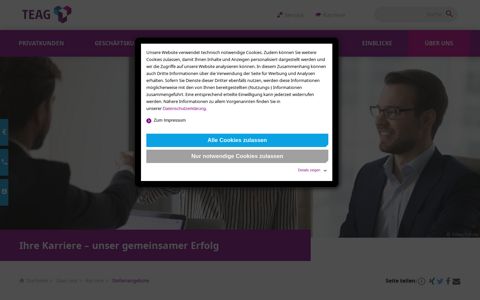 Stellenangebote - Karriere - Über uns | TEAG Thüringer Energie