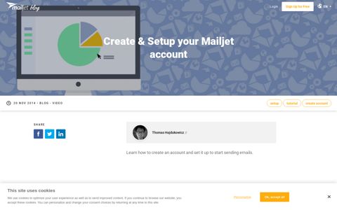 Create an Account with Mailjet