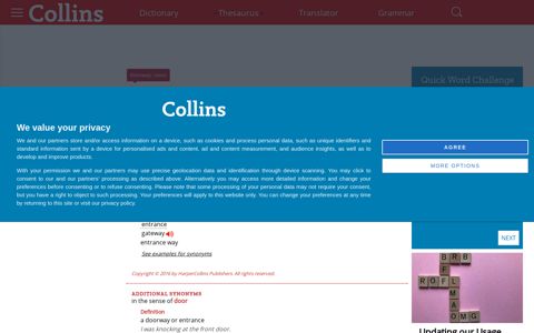 Portal Synonyms | Collins English Thesaurus - Collins Dictionary