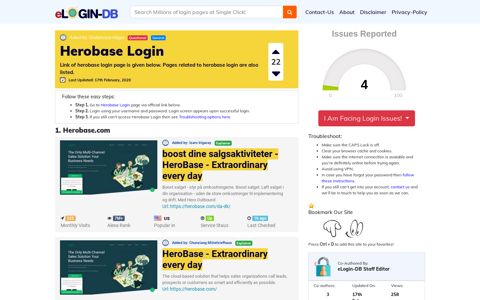 Herobase Login - Find Login Page of Any Site within Seconds!