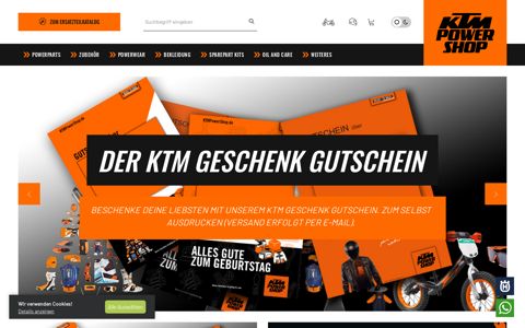 KTM PowerShop | Deutschlands Nr.1 KTM OnlineShop.