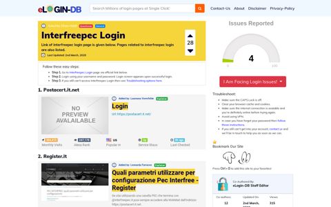 Interfreepec Login - A database full of login pages from all ...