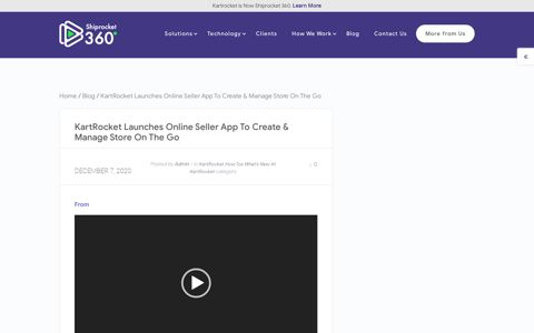 KartRocket Online Seller App To Create & Manage Store