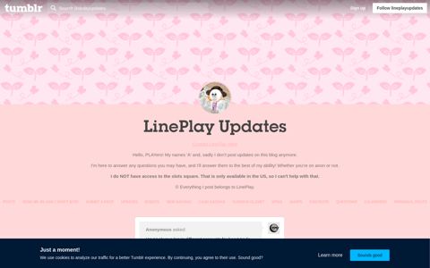 LinePlay Updates — Hey! I always log in different accounts for ...