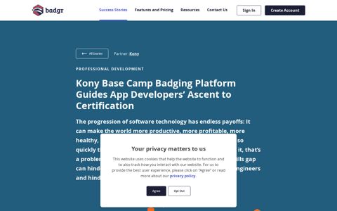 Temenos Kony Use Base Camp for Open Badges ... - Badgr