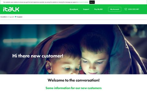 New Customer - italk Telecom