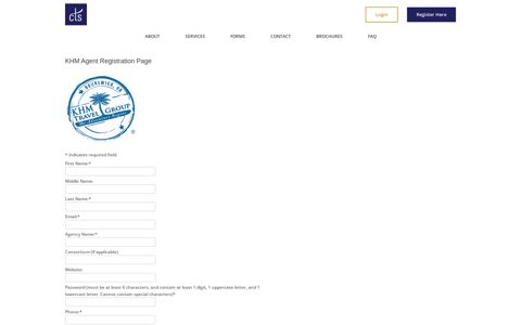 KHM Agent Registration Page – CTS Fares