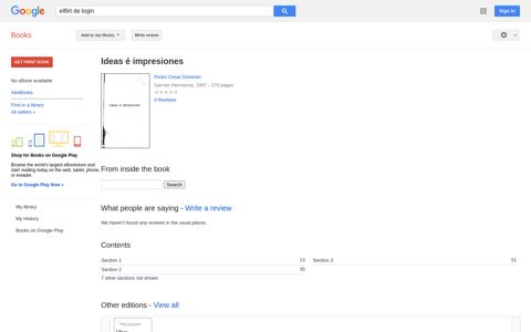 Ideas é impresiones - Page 169 - Google Books Result
