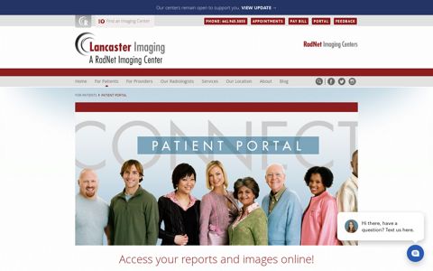 Patient Portal | Lancaster Imaging - RadNet