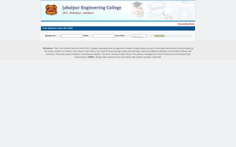 Jabalpur Engineering College, Jabalpur
