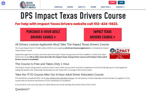 DPS Impact Texas Drivers Course | Drivers Education of ...