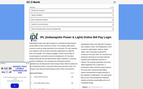 IPL (Indianapolis Power & Light) Online Bill Pay Login - CC ...