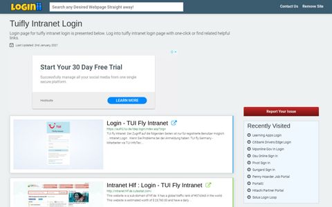 Tuifly Intranet Login - Straight Path to Any Login Page!