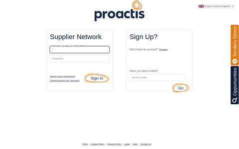 Proactis - Supplier Network