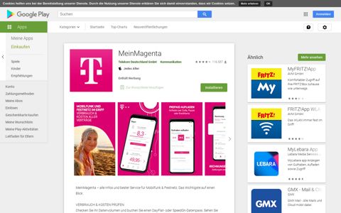 MeinMagenta – Apps bei Google Play