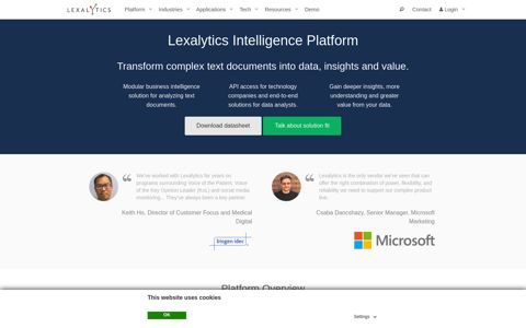 Lexalytics Intelligence Platform | Lexalytics