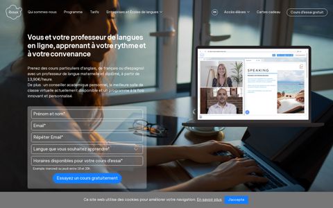 Iboux: Online Private Language Lessons