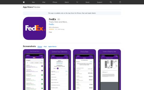 ‎FedEx on the App Store