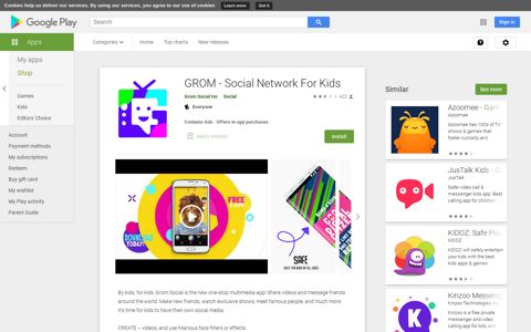 GROM - Social Network For Kids - Apps on Google Play