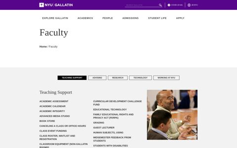 Faculty > NYU Gallatin