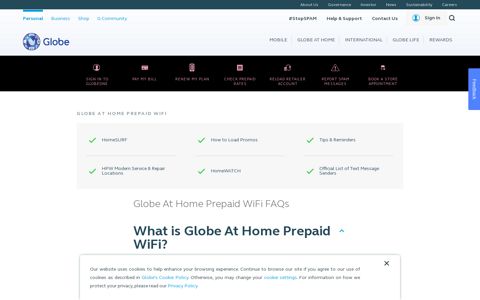 Globe At Home Prepaid WiFi | Help & Support | Globe
