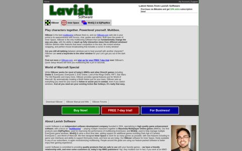Lavish Software: Multiboxing software and PC gaming utilities