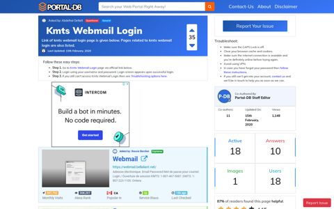 Kmts Webmail Login - Portal-DB.live