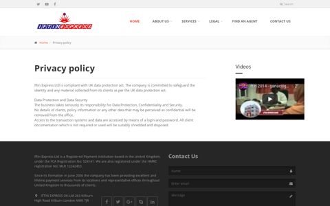 Privacy policy - IFTIN EXPRESS | Send Money Online ...